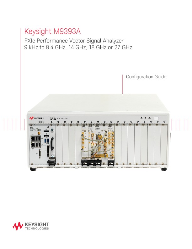 M9393A PXIe Performance Vector Signal Analyzer | Keysight